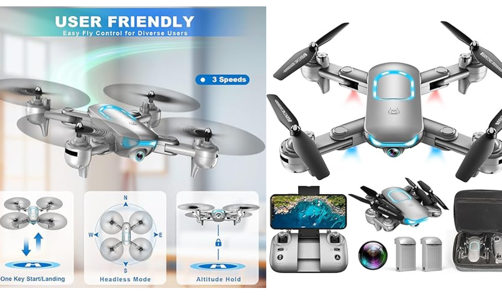 Best Drone Under $60: Foldable, Easy to Fly, 1080P Camera Included