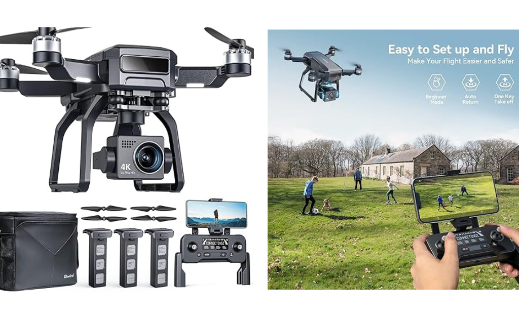  Bwine F7 GPS Drone: Capture Stunning 4K Footage Day and Night